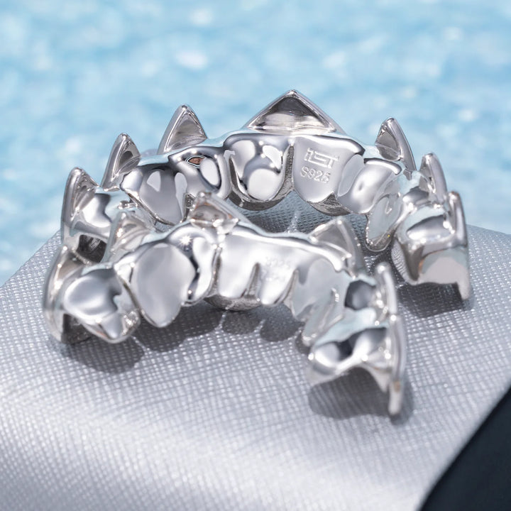 Custom Fully Iced Heart Grillz