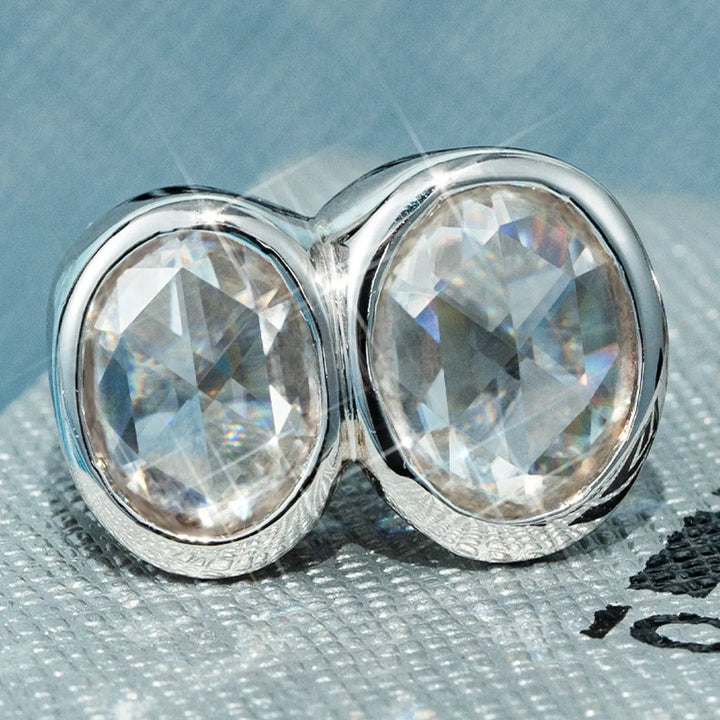 Custom Unique Single Oval Moissanite Grillz