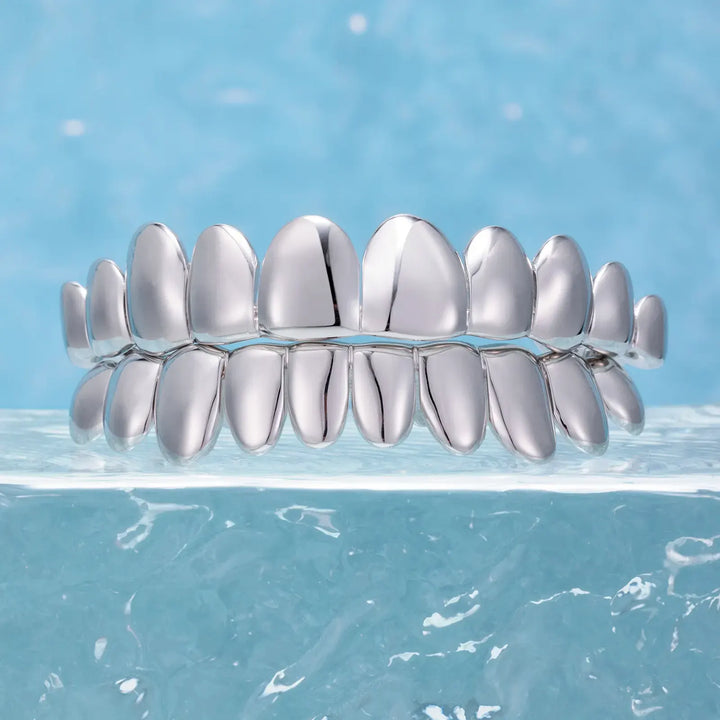 Custom Polished Gold Grillz
