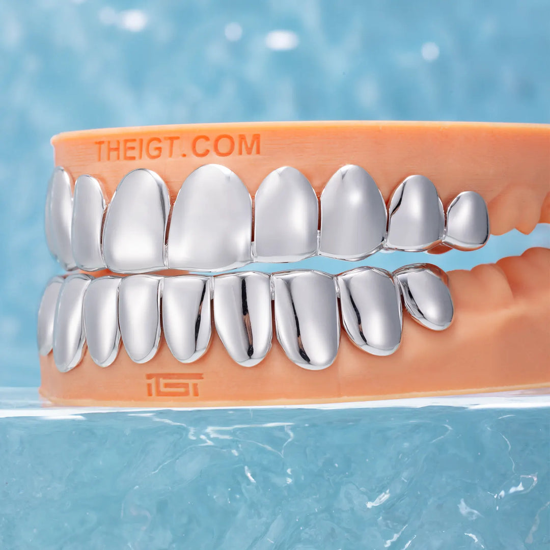Custom Polished Gold Grillz