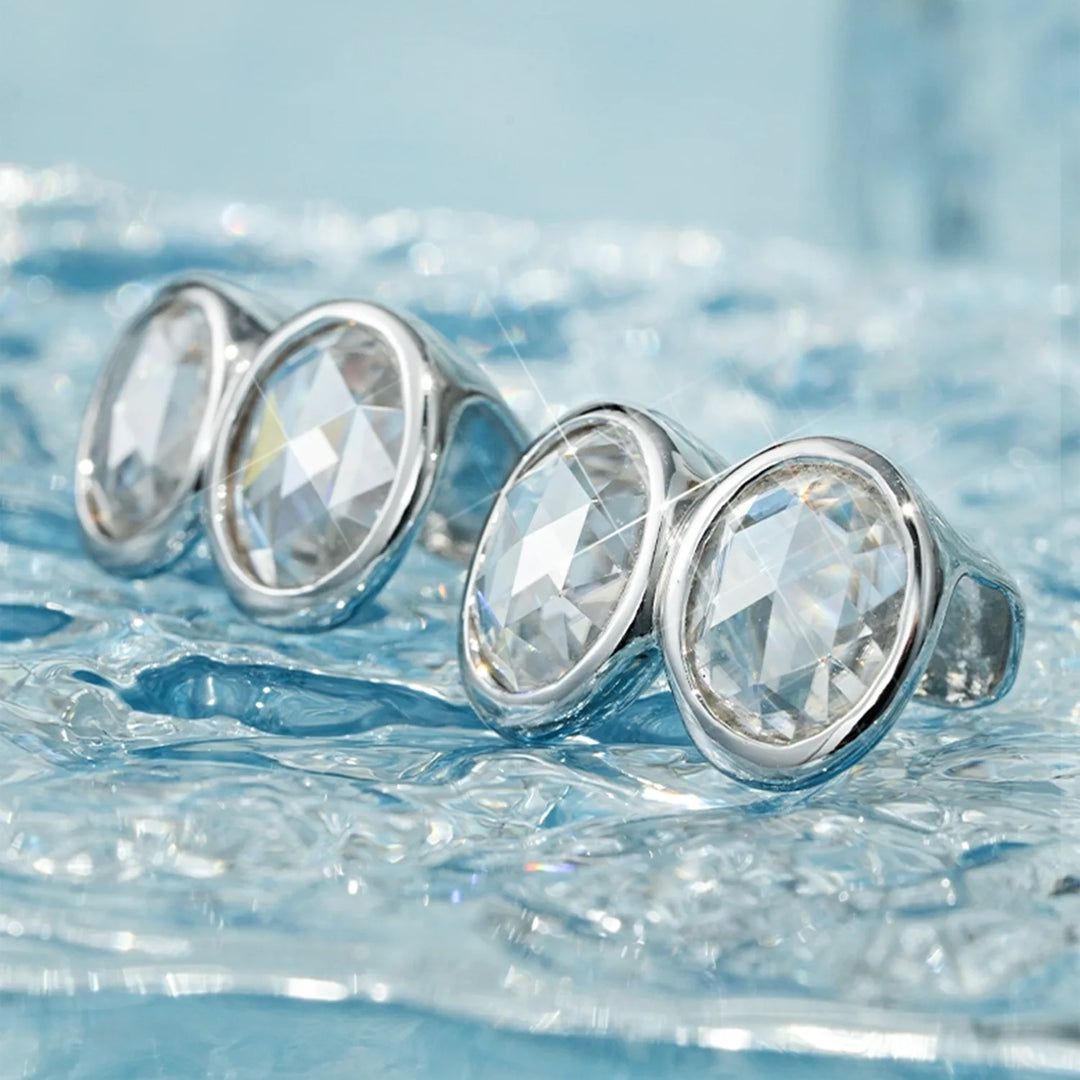Custom Unique Single Oval Moissanite Grillz