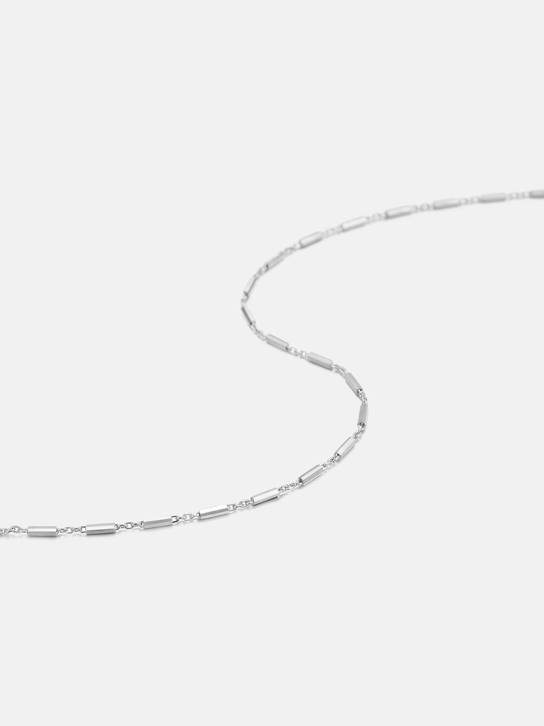 1.0mm Oval Long Diamond Cut Chain
