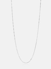 1.0mm Oval Long Diamond Cut Chain