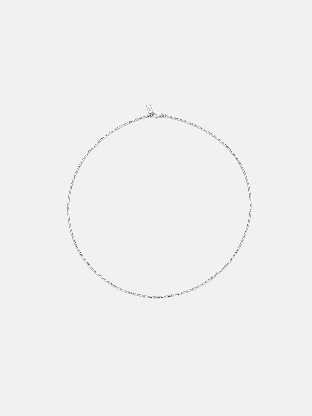 1.3mm Italian Silver Column Chain