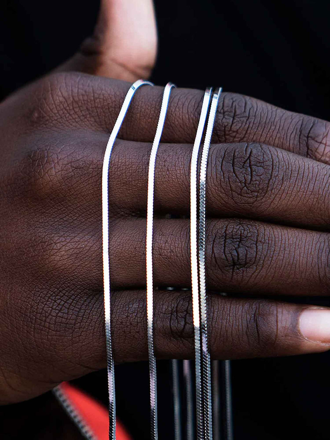 925 Sterling Silver 1.5MM Herringbone Chain