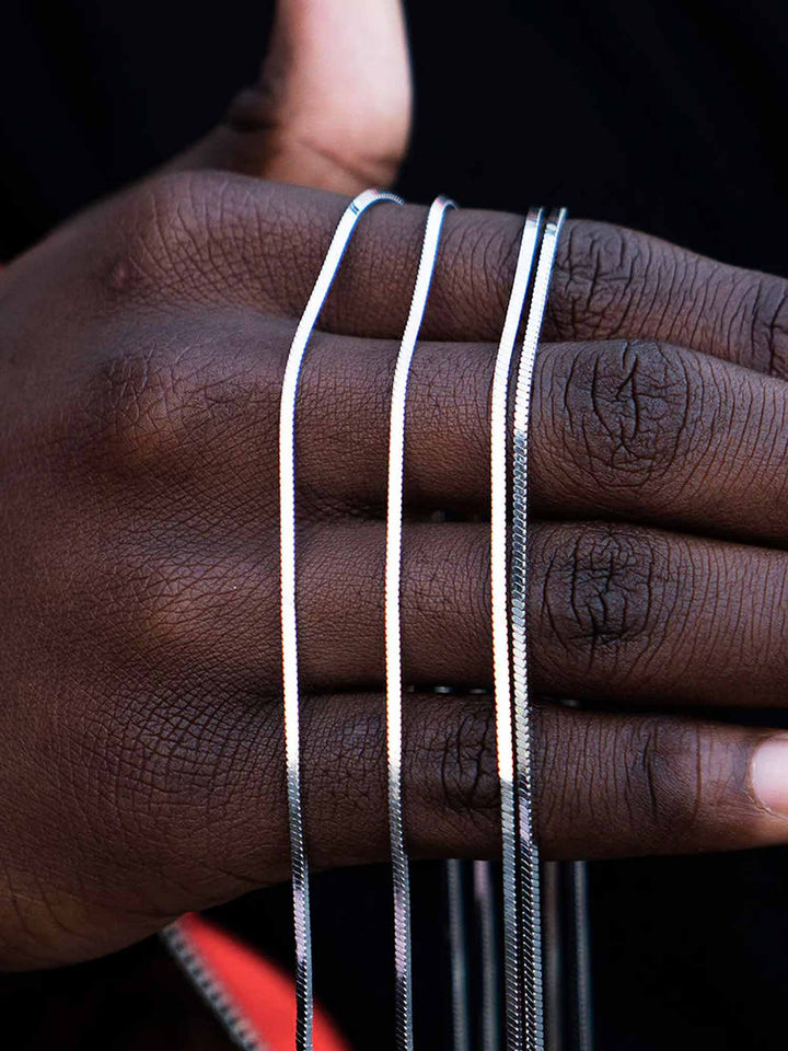 S925 1.5MM Herringbone Chain