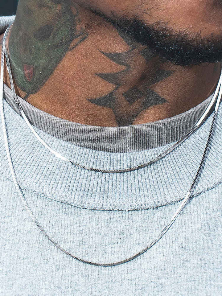 925 Sterling Silver 1.5MM Herringbone Chain