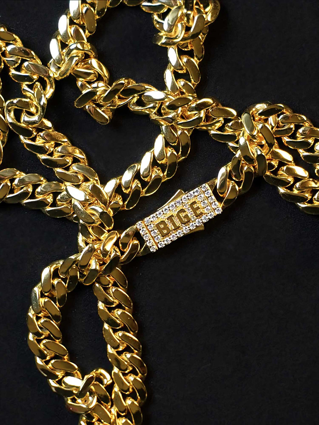 10mm S925 Miami Cuban Chain With Moissanite Clasp