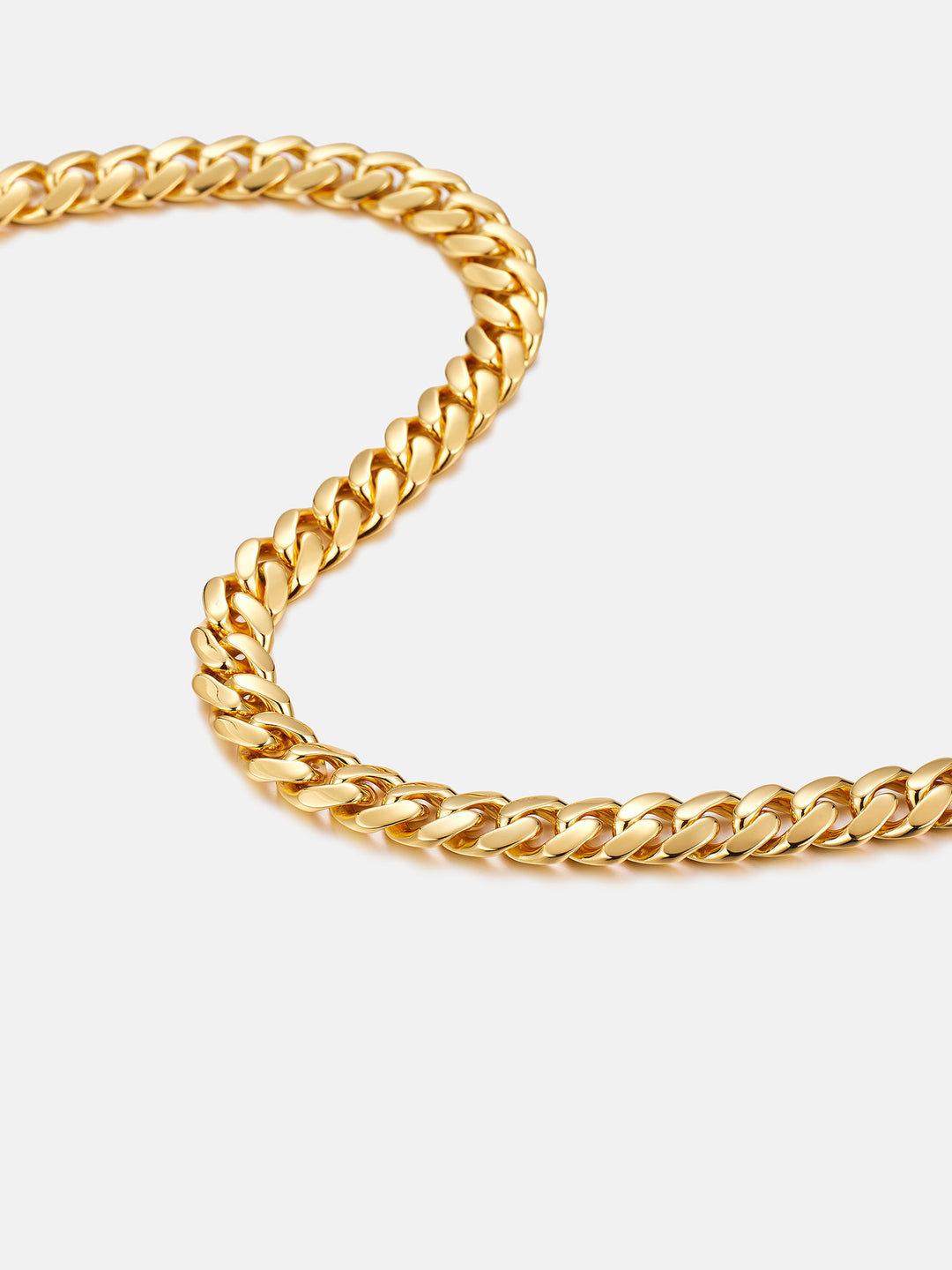 10mm S925 Miami Cuban Chain With Moissanite Clasp