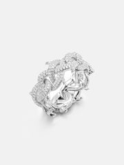 10mm S925 Moissanite Crown of Thorns Ring