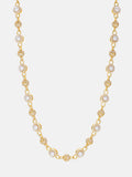 10mm S925 Pearl Moissanite Round Bead Chain