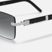 S925 Moissanite Rimless Sunglasses