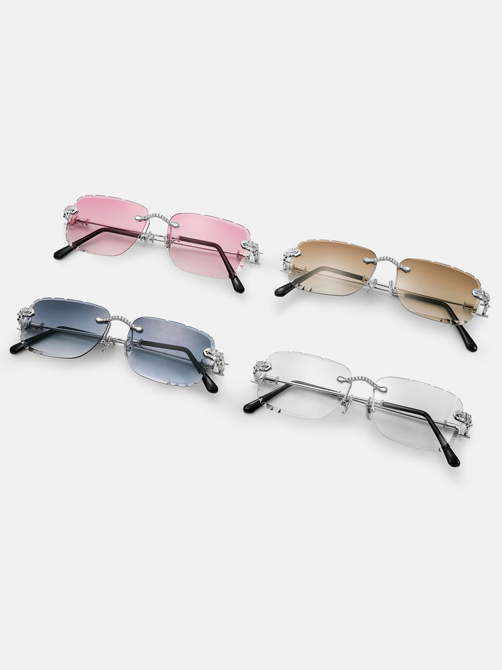 Catholic Cross Moissanite Sunglasses