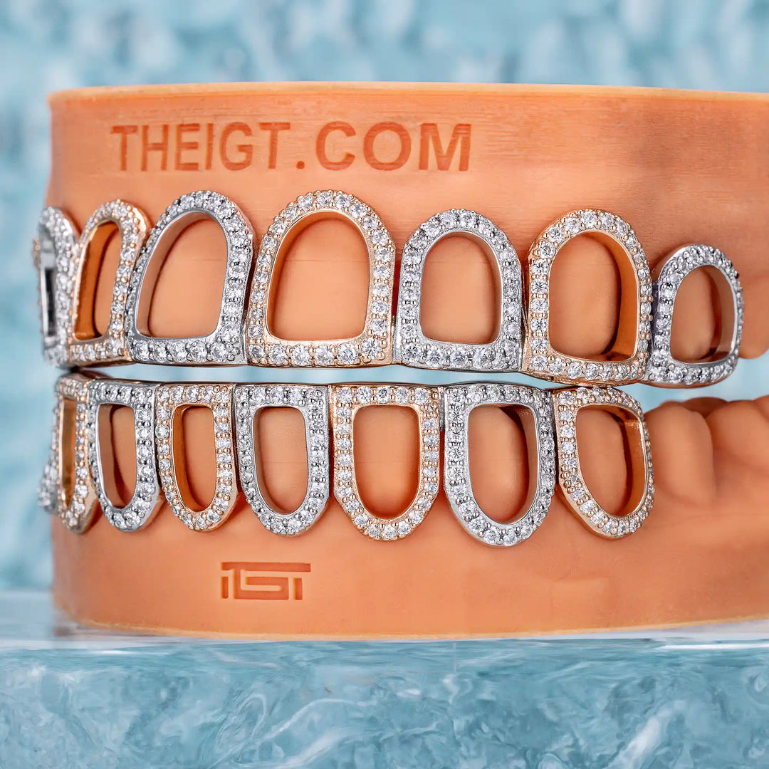 Open Face Diamond Grillz
