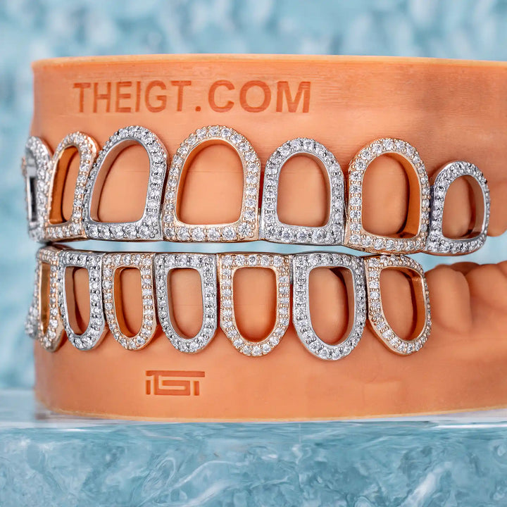 Open Face Diamond Grillz