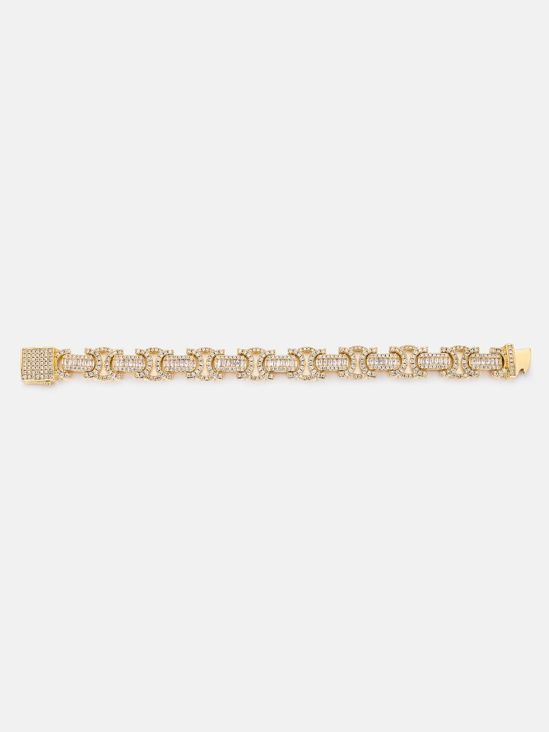 12mm Byzantine Link Bracelet in Yellow Gold