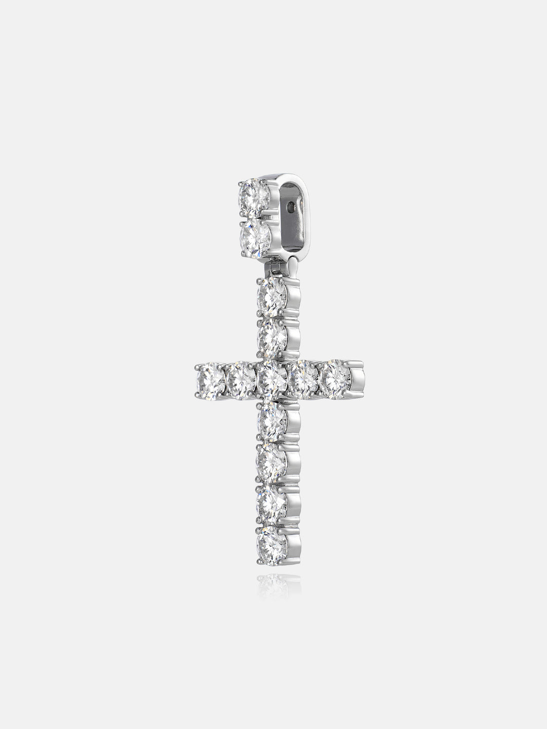 13CT S925 Moissanite Cross Pendant