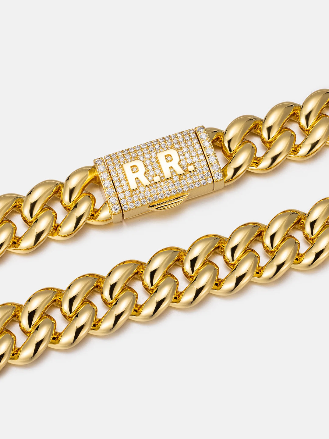 15mm S925 Miami Cuban Chain With Moissanite Clasp