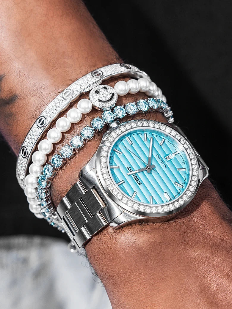 $676 Get Two Moissnaite Bracelets Set