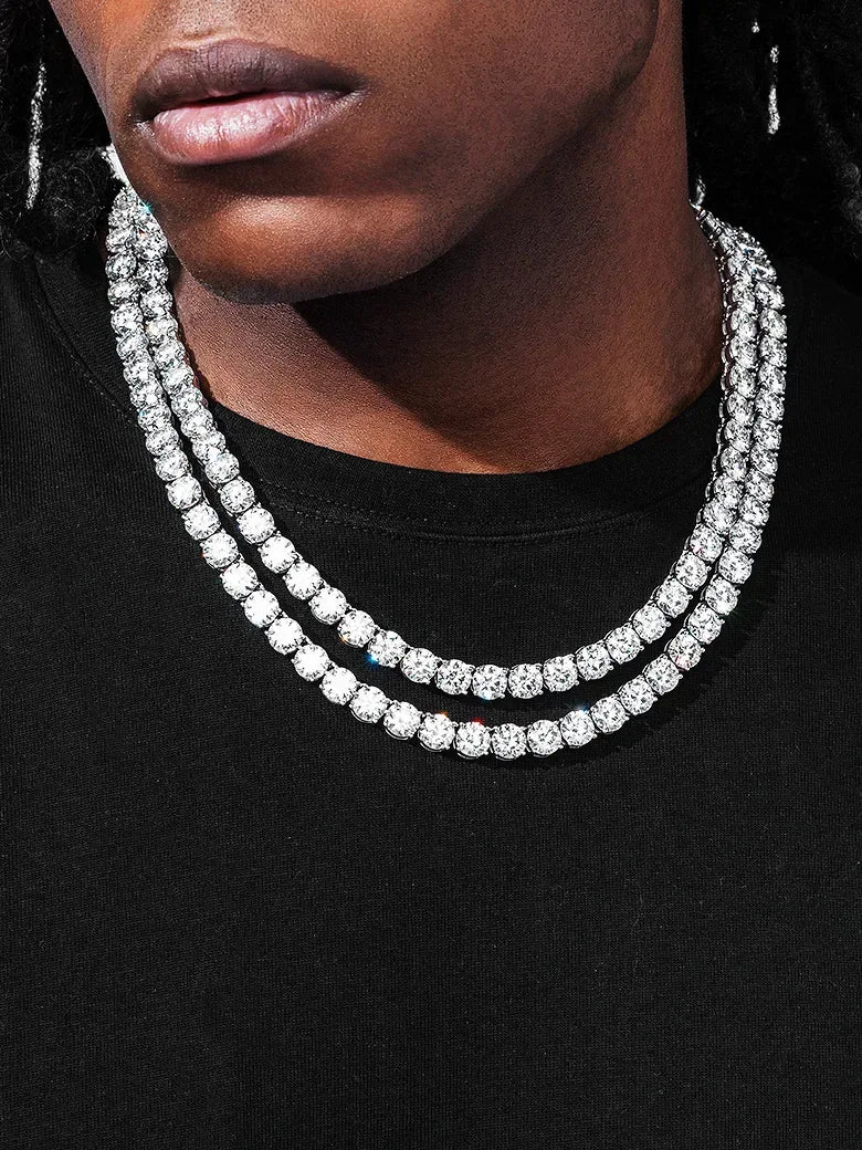 8MM S925 Moissanite Tennis Chain Or Bracelet