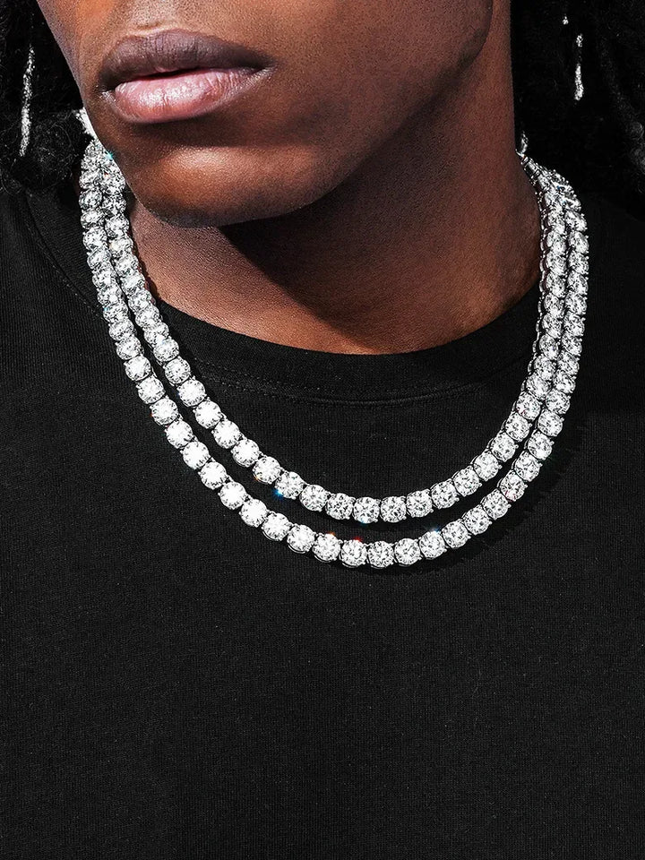 8MM S925 Moissanite Tennis Chain Or Bracelet