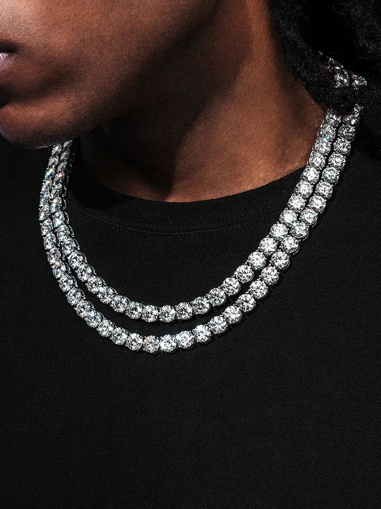 8MM S925 Moissanite Tennis Chain Or Bracelet