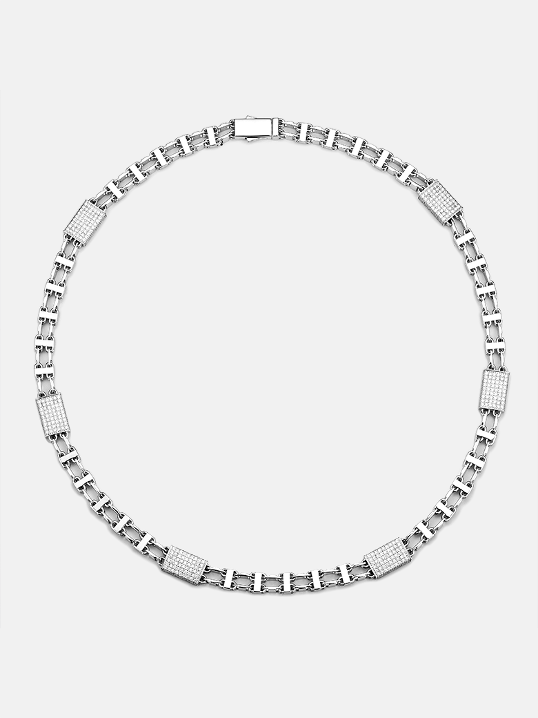 Made to Order Moissanite Italian Cage Style Chain