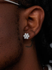 Moissanite Star Cluster Stud Earrings