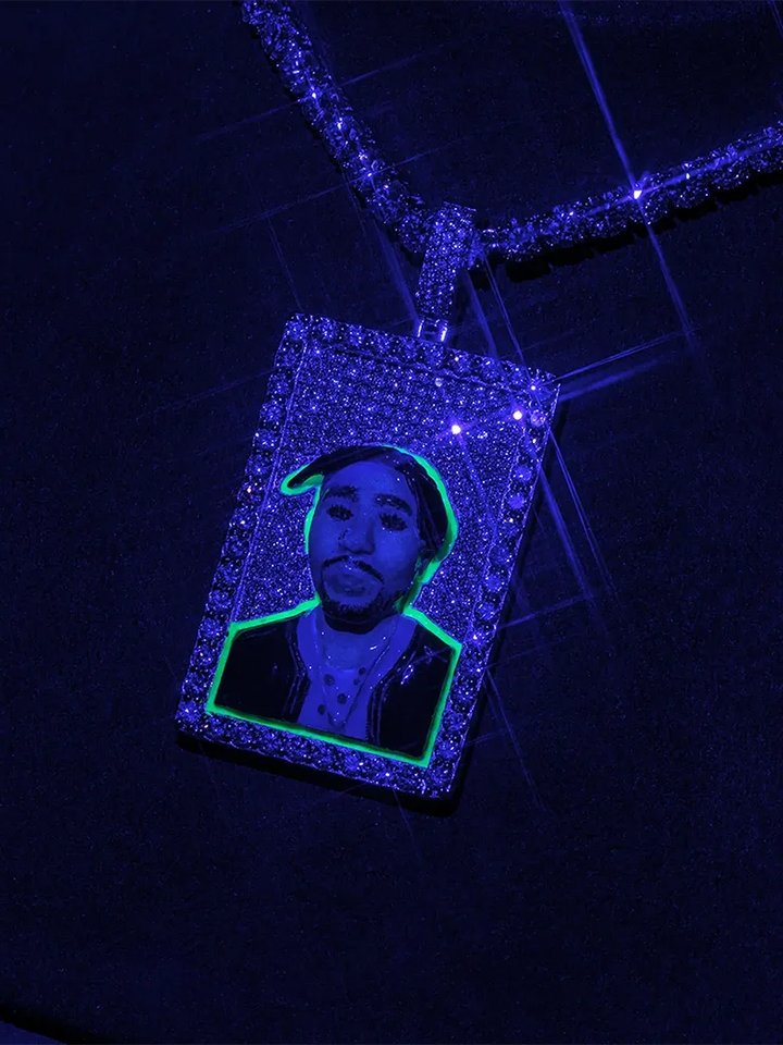 Custom Enamel Memory Pendant