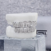 CUSTOM FULLY ICED BAGUETTE & EMERALD CUT GRILLZ