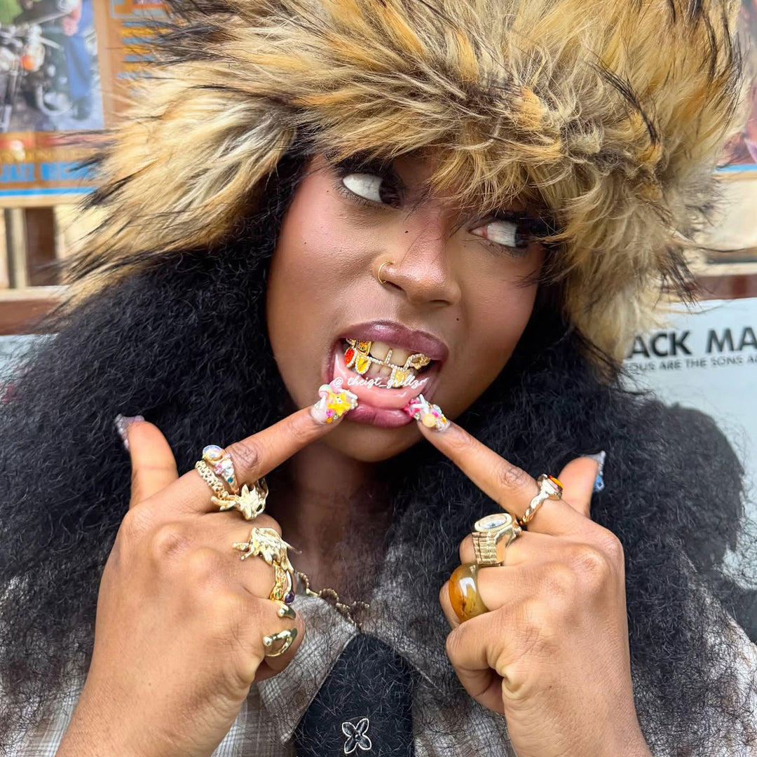 Opal & Letter Style Grillz