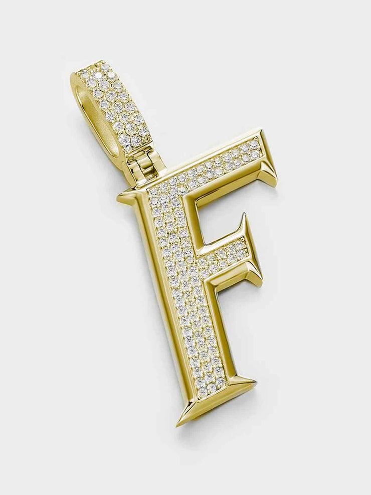 Custom Made F Moissanite Pendant