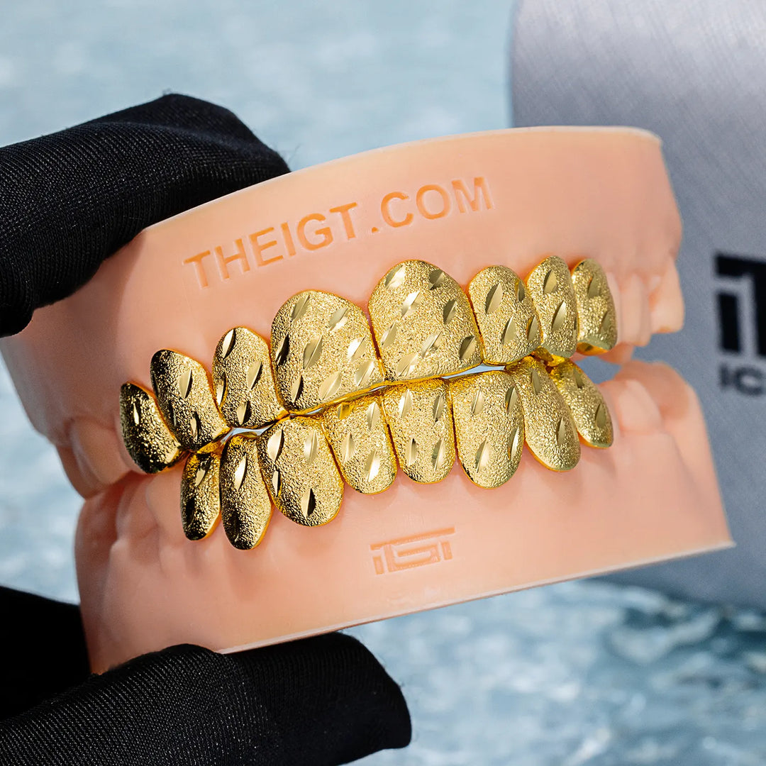 925 Sterling Silver Nugget Cut Grillz