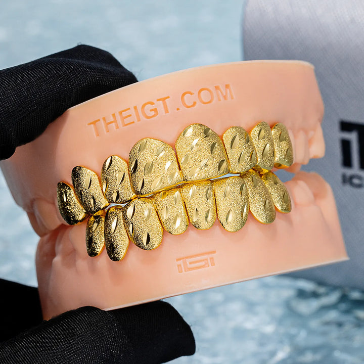 925 Sterling Silver Nugget Cut Grillz