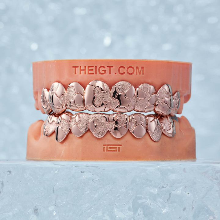 Custom Jigsaw Diamond Dust Grillz