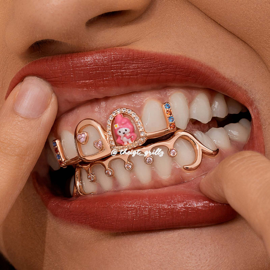 Pink Bunny Custom Grillz