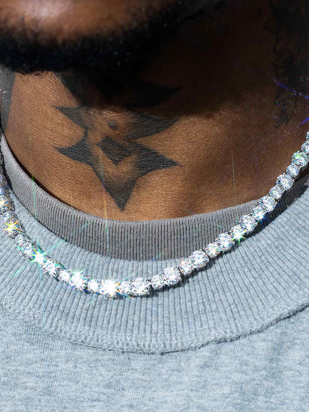 MIXED SIZE 6.5MM MOISSANITE TENNIS BRACELET