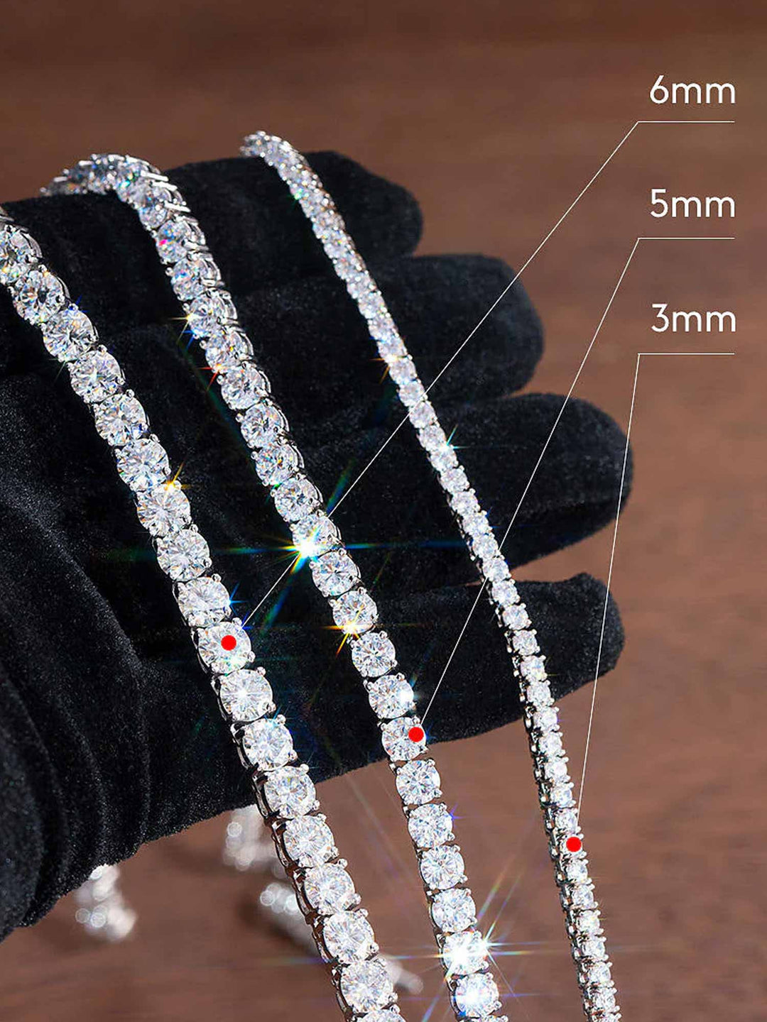 S925 Moissanite Tennis Bracelet