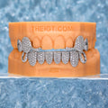 Top 6 Bottom 8 Cross Style Grillz