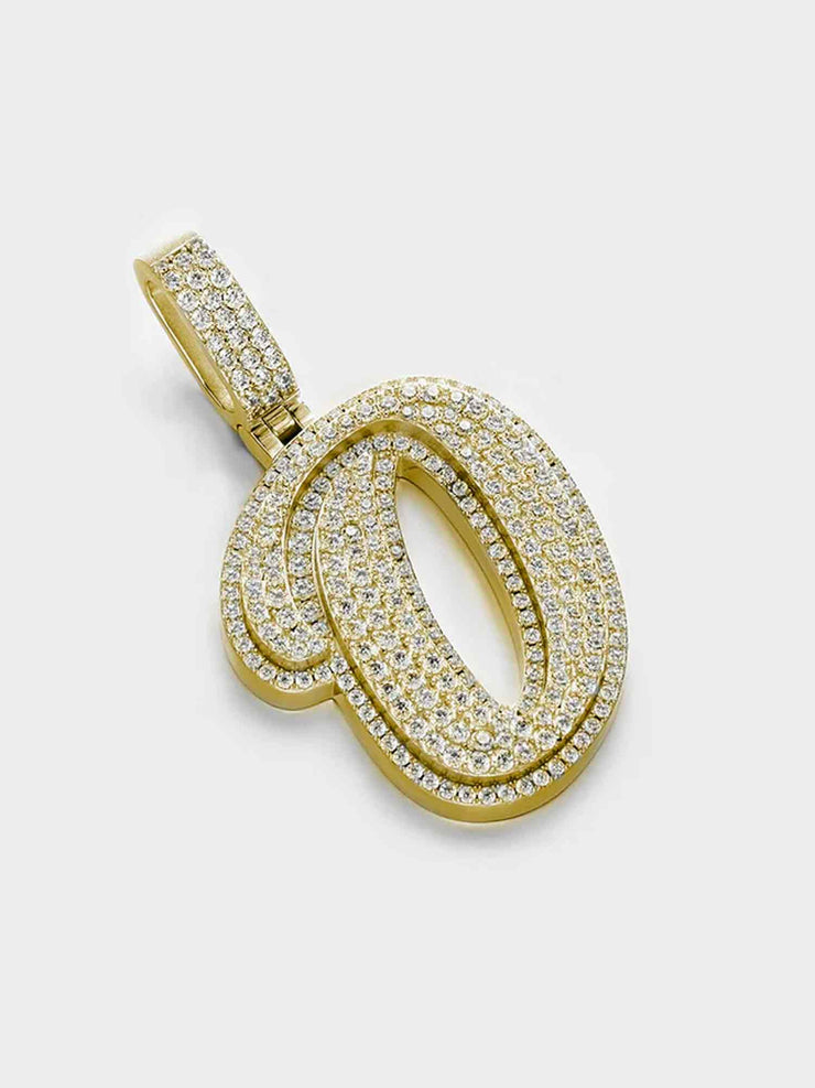 Custom Made O Moissanite Pendant