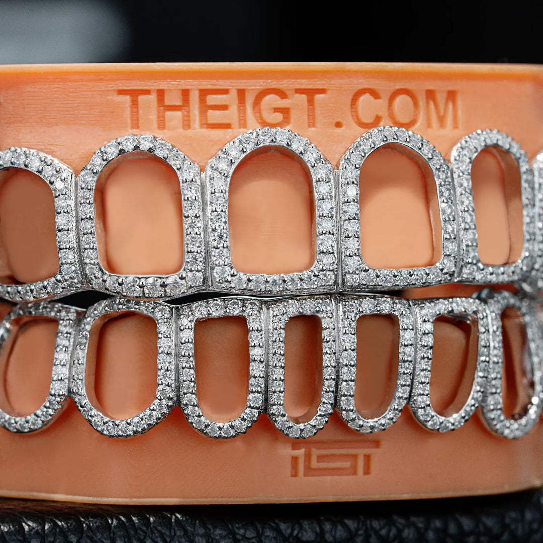 Open Face Diamond Grillz