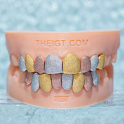 CUSTOM TRI-TONE DIAMOND DUST GRILLZ