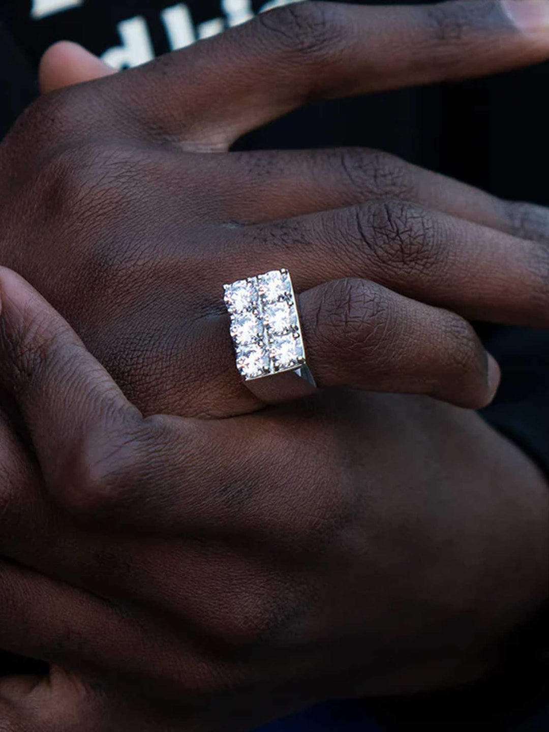 6CT S925 RECTANGULAR MOISSANITE RING