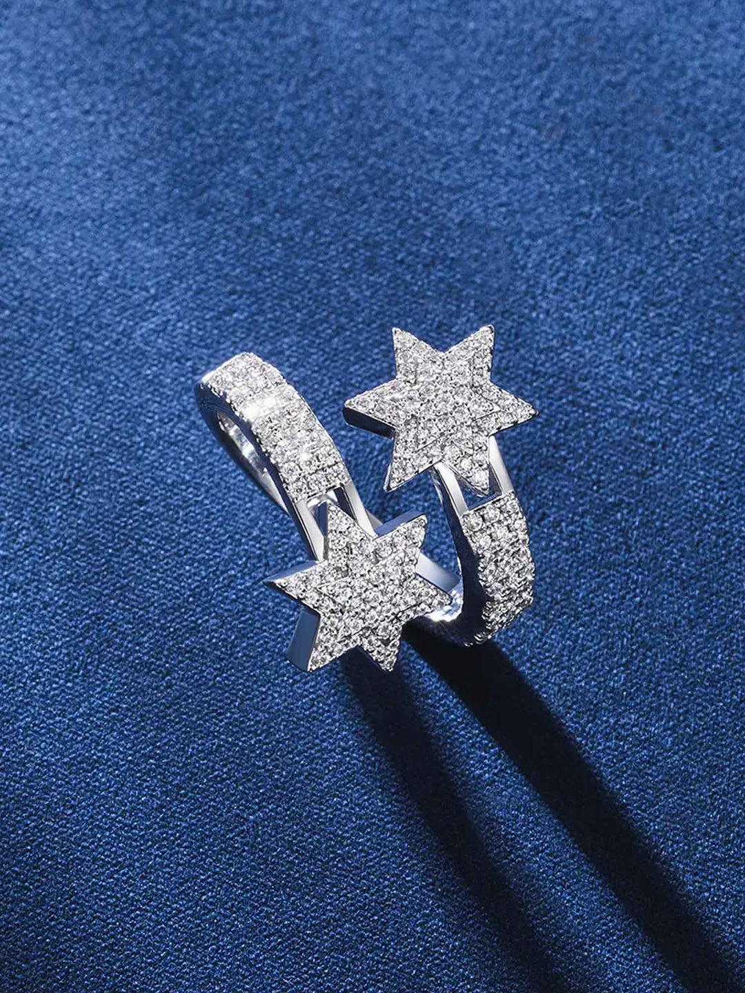 S925 Moissanite Pentagram Ring