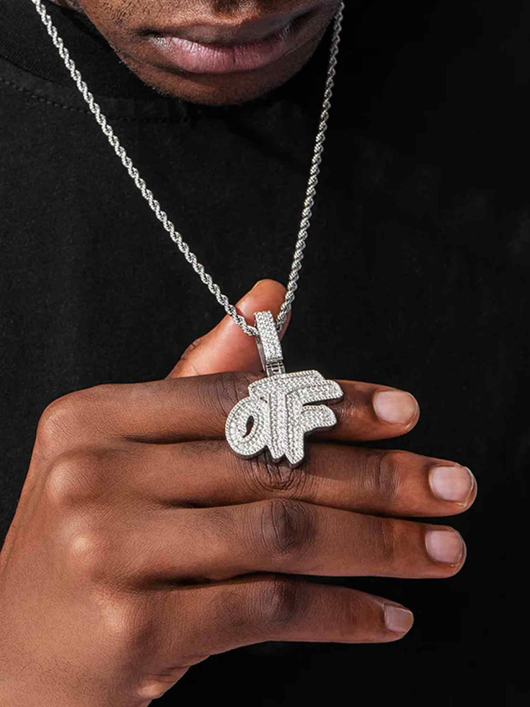 Custom Made OTF Moissanite Pendant