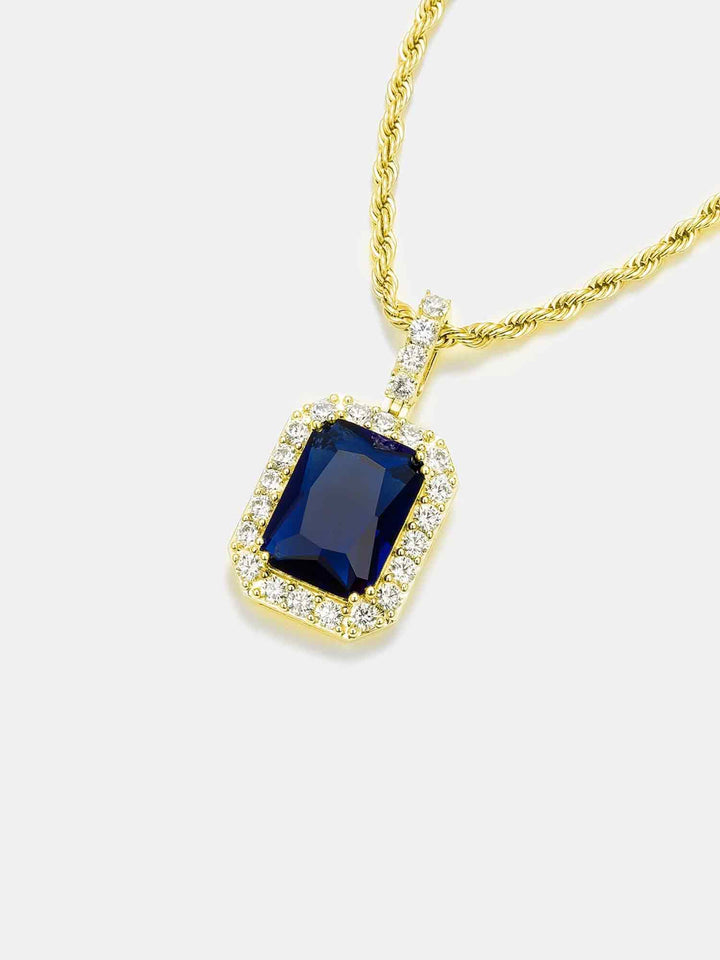 S925 Moissanite Gemstone Pendant