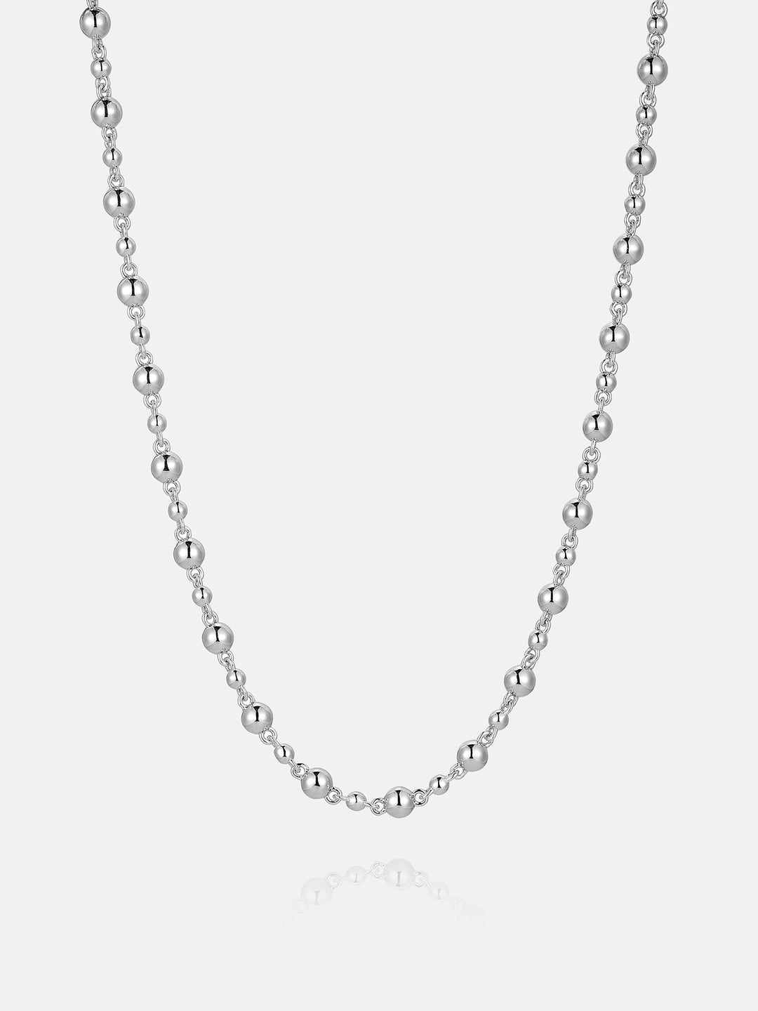 Mixed Size Plain Round Bead Chain