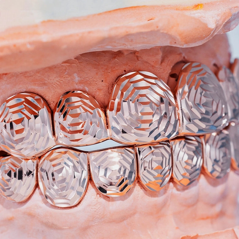 Sterling Silver Rose Cut Grillz
