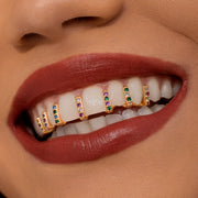 SINGLE ROW DIAMOND BAR GRILLZ