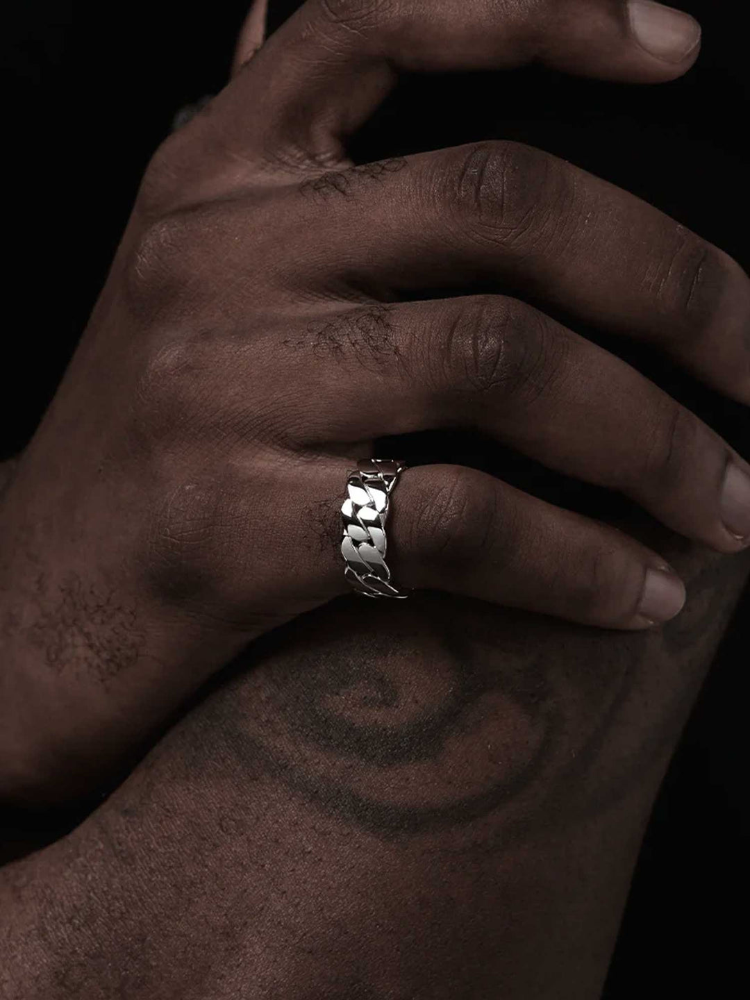 8mm S925 Cuban Ring
